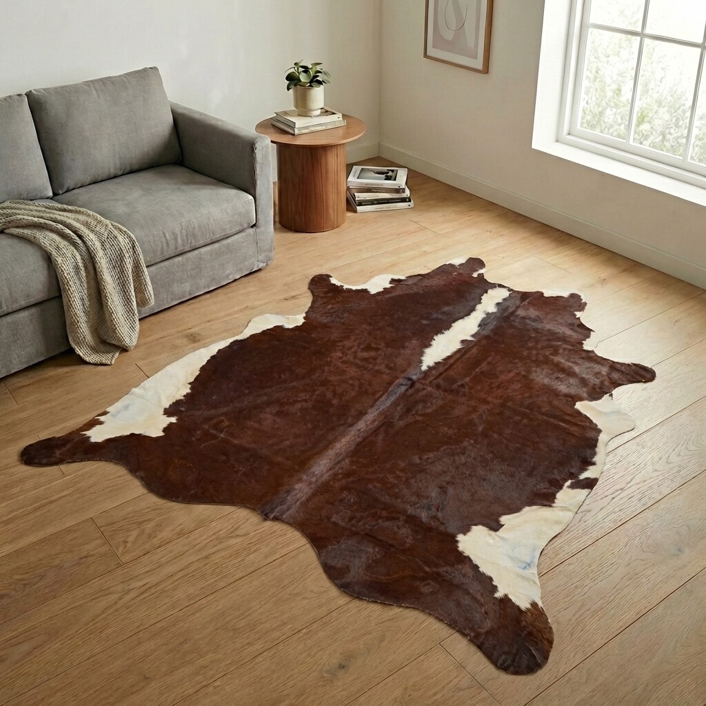 Kuhfell-Teppich 246x225 cm - Bild 1