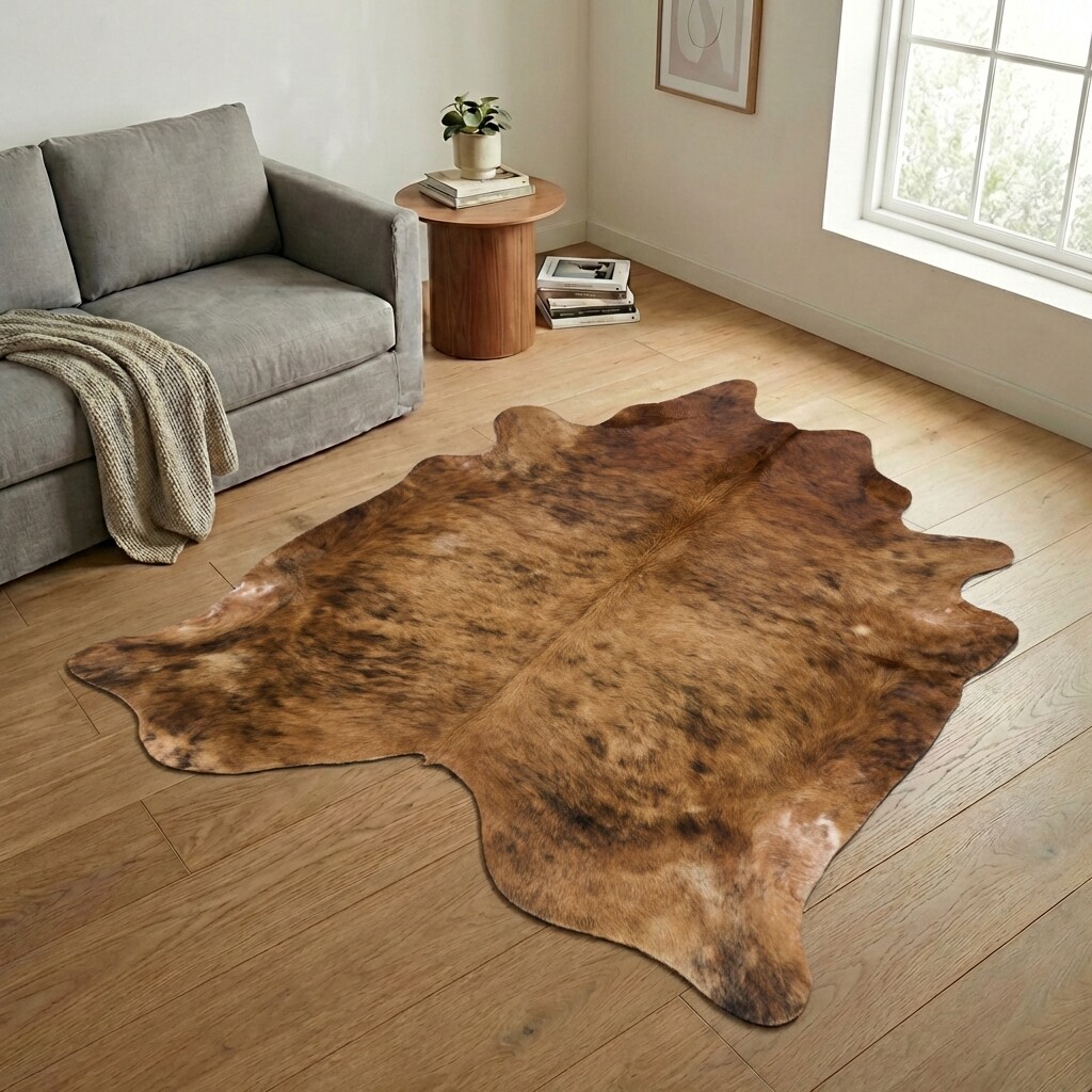 Kuhfell-Teppich 239x222 cm - Bild 1