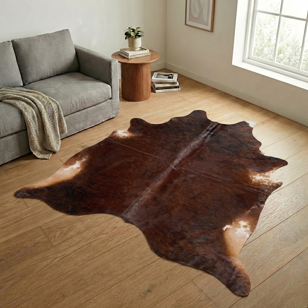 Kuhfell-Teppich 244x230 cm - Bild 1